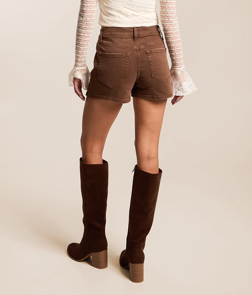 Claudia Mini Denim Stretch Skort