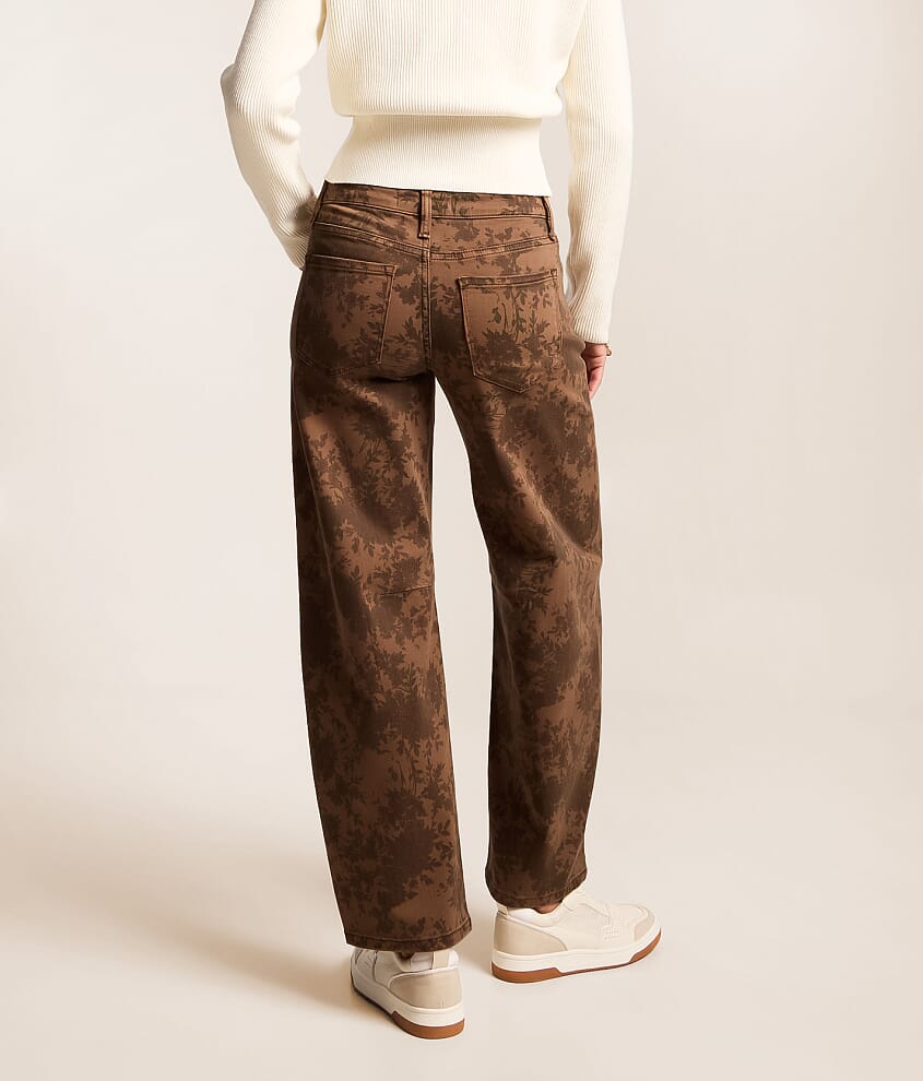 Kate Floral Barrel Stretch Jean thumbnail 4
