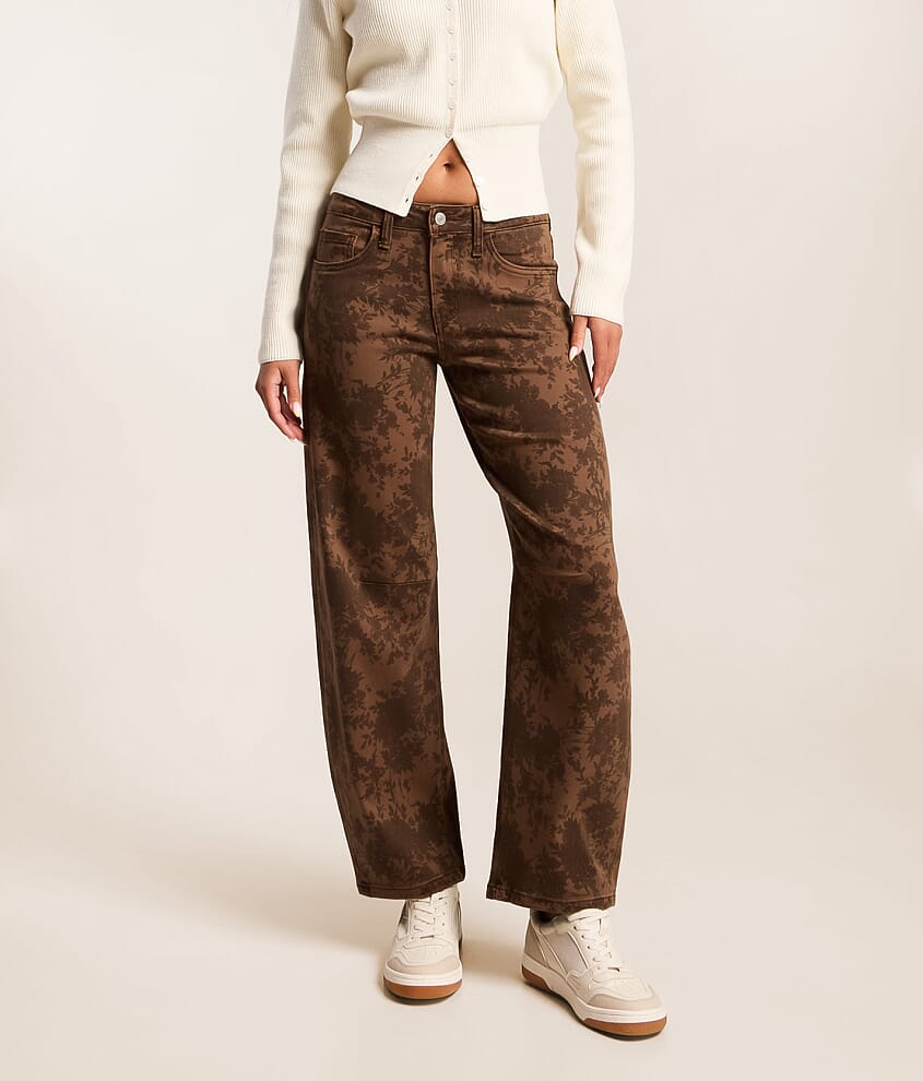 Kate Floral Barrel Stretch Jean thumbnail 2