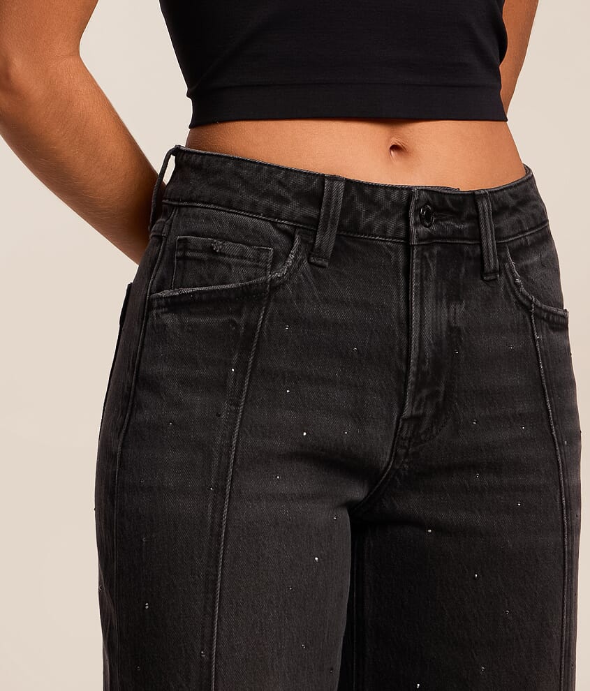 Olivia Barrel Rhinestone Jean - thumbnail 6