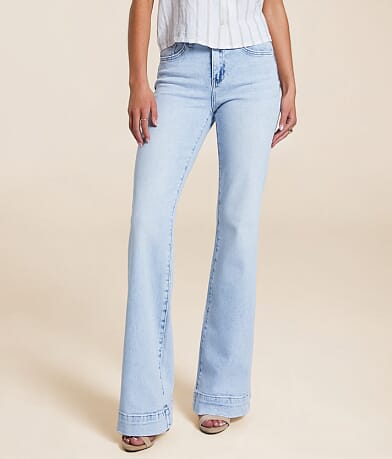 VERVET Willa High Rise Trouser Stretch Jean front view