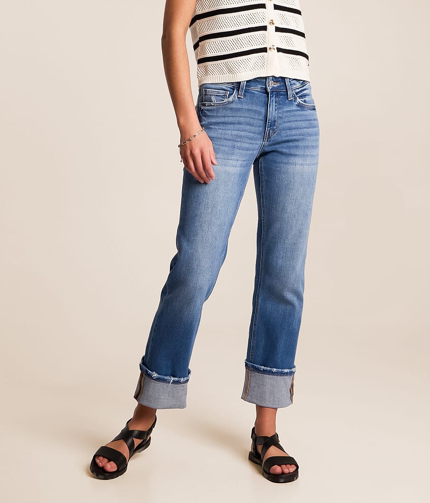 Evie Mid-Rise Cropped Straight Jean - thumbnail 2