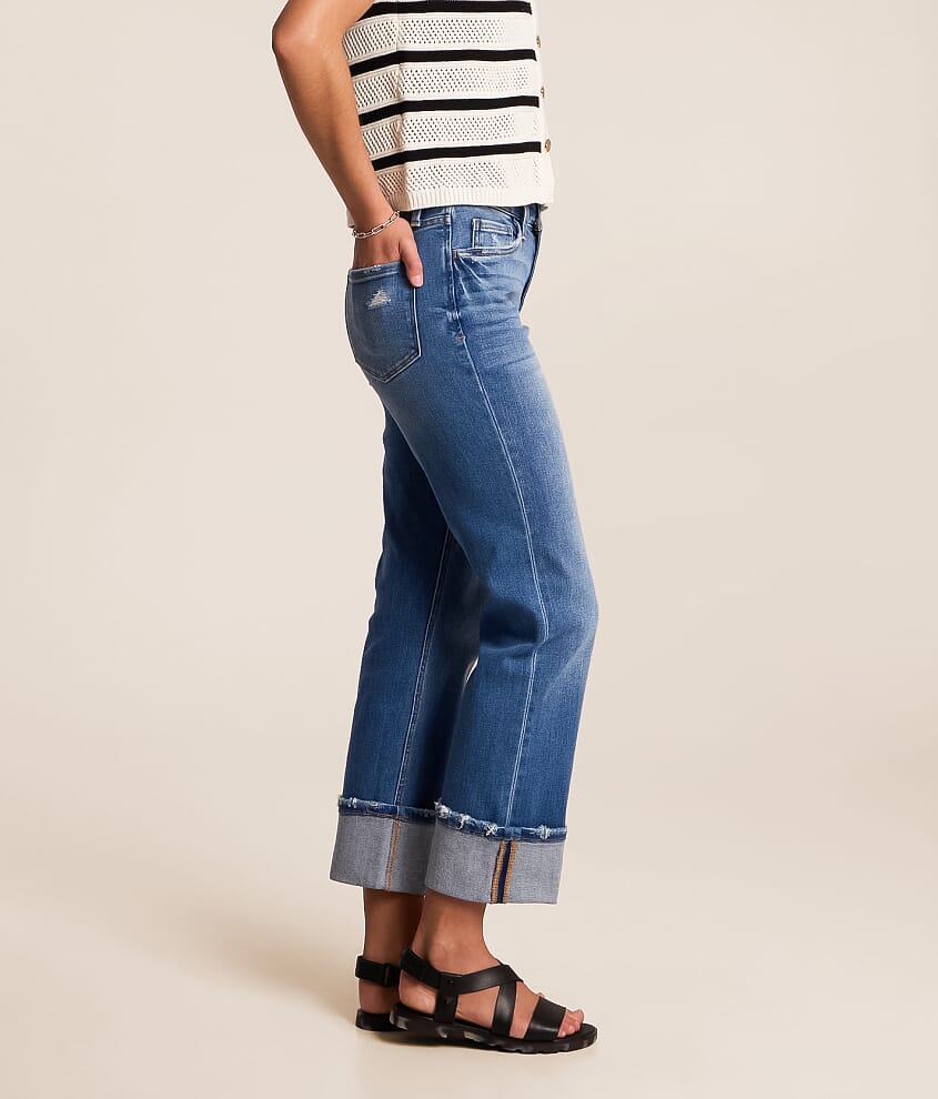 Evie Mid-Rise Cropped Straight Jean - thumbnail 3