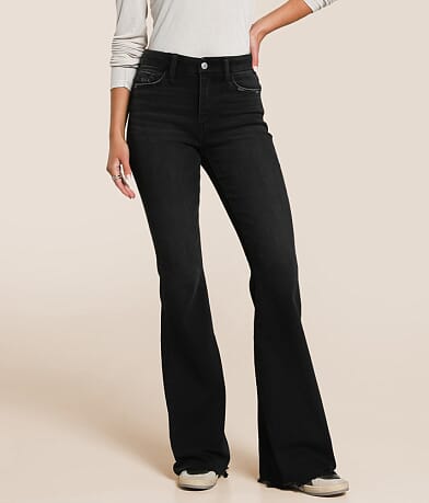VERVET Bella High Rise Flare Stretch Jean front view