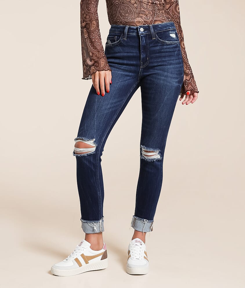 Haylie Ankle Skinny Cuffed Jean - thumbnail 2
