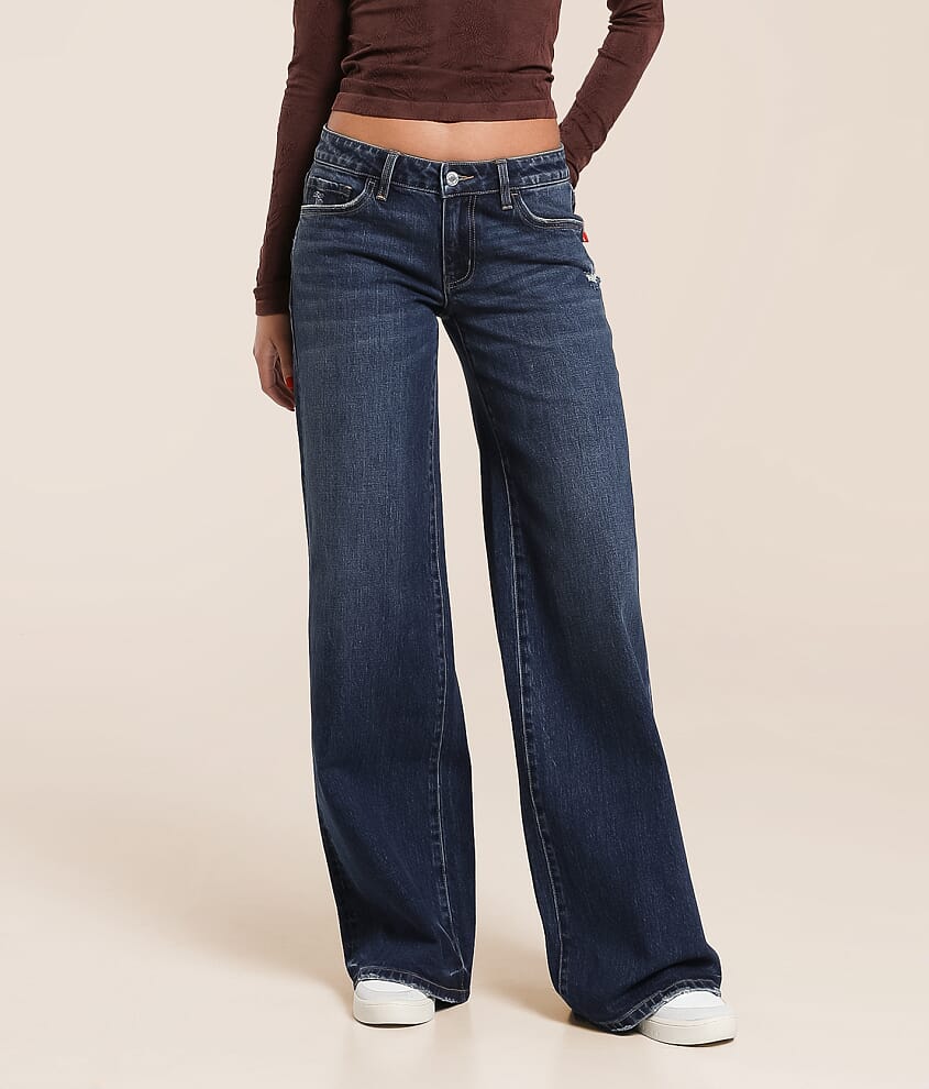 V-Front Wide Leg Stretch Jean - thumbnail 2