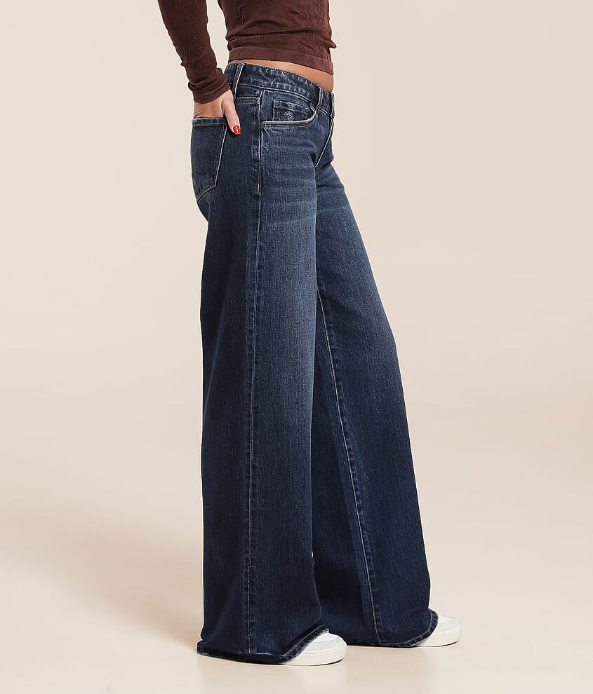 V-Front Wide Leg Stretch Jean - thumbnail 3
