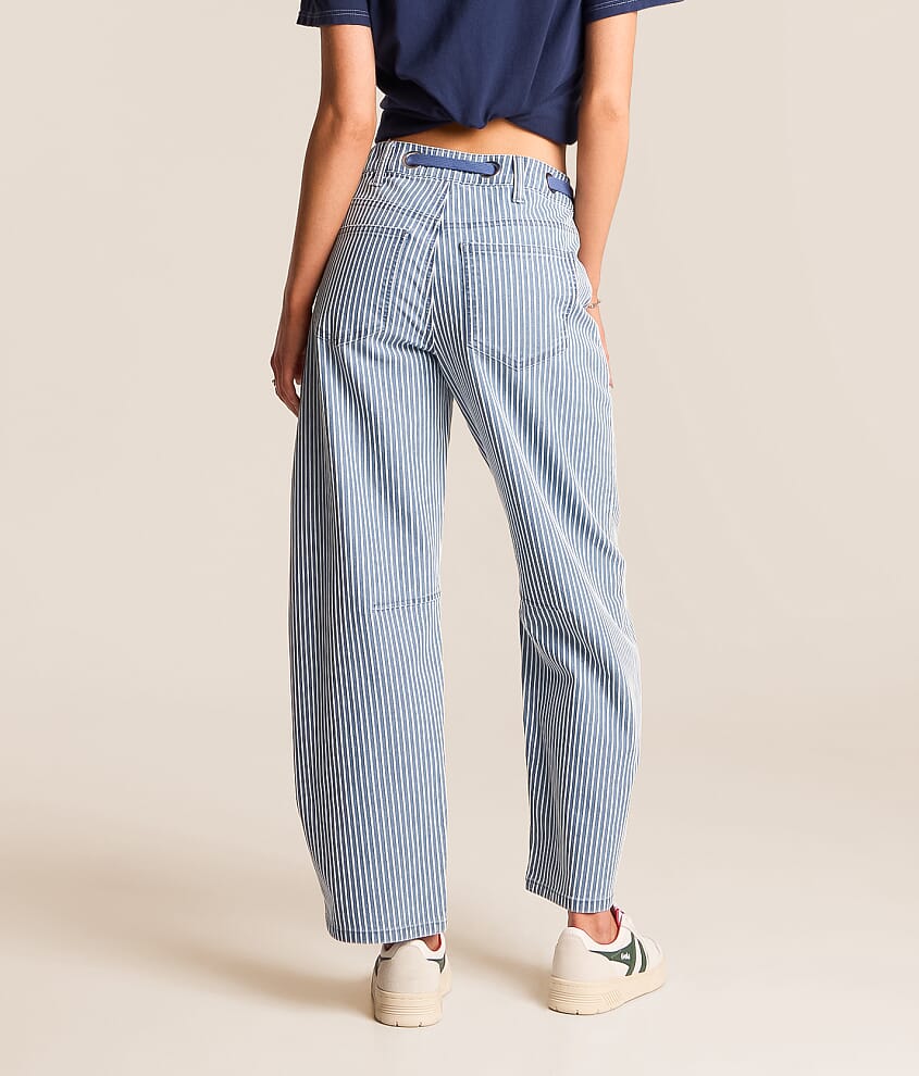 Kate Striped Barrel Stretch Jean - thumbnail 4