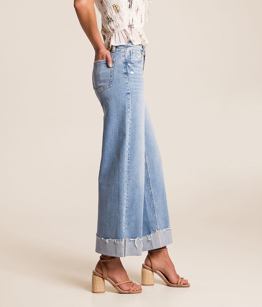 Olivia Cropped Wide Leg Stretch Jean - thumbnail 3