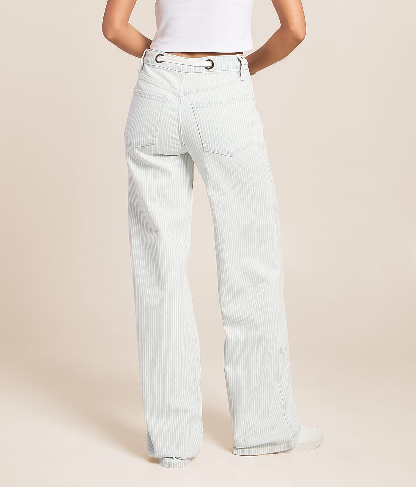 Olivia Wide Leg Striped Jean - thumbnail 4