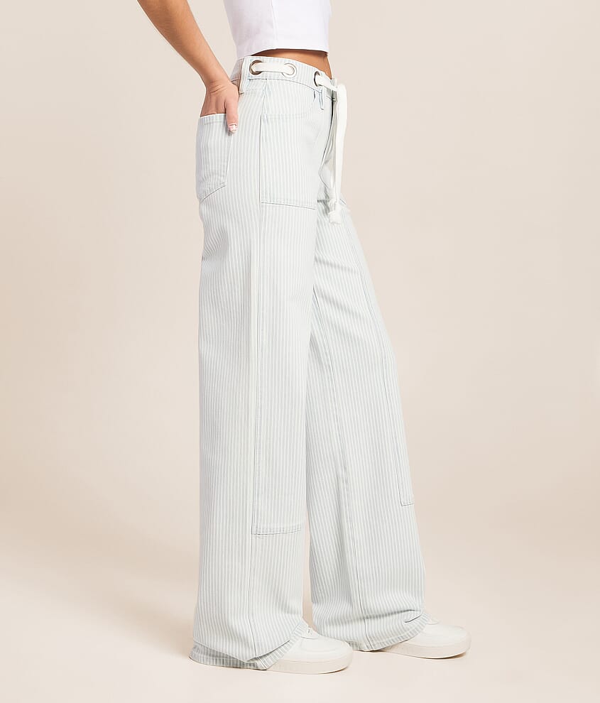 Olivia Wide Leg Striped Jean - thumbnail 3
