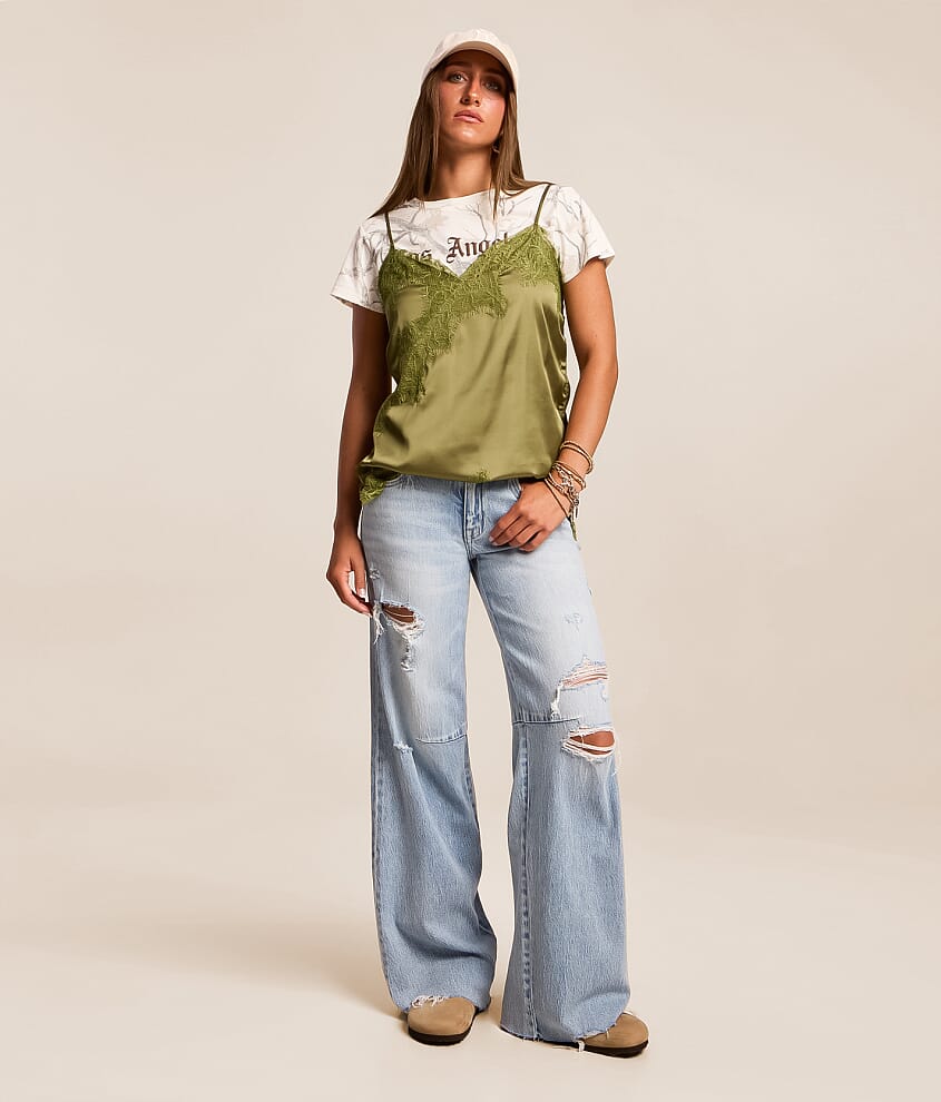 Kate Mid-Rise Wide Leg Stretch Jean
