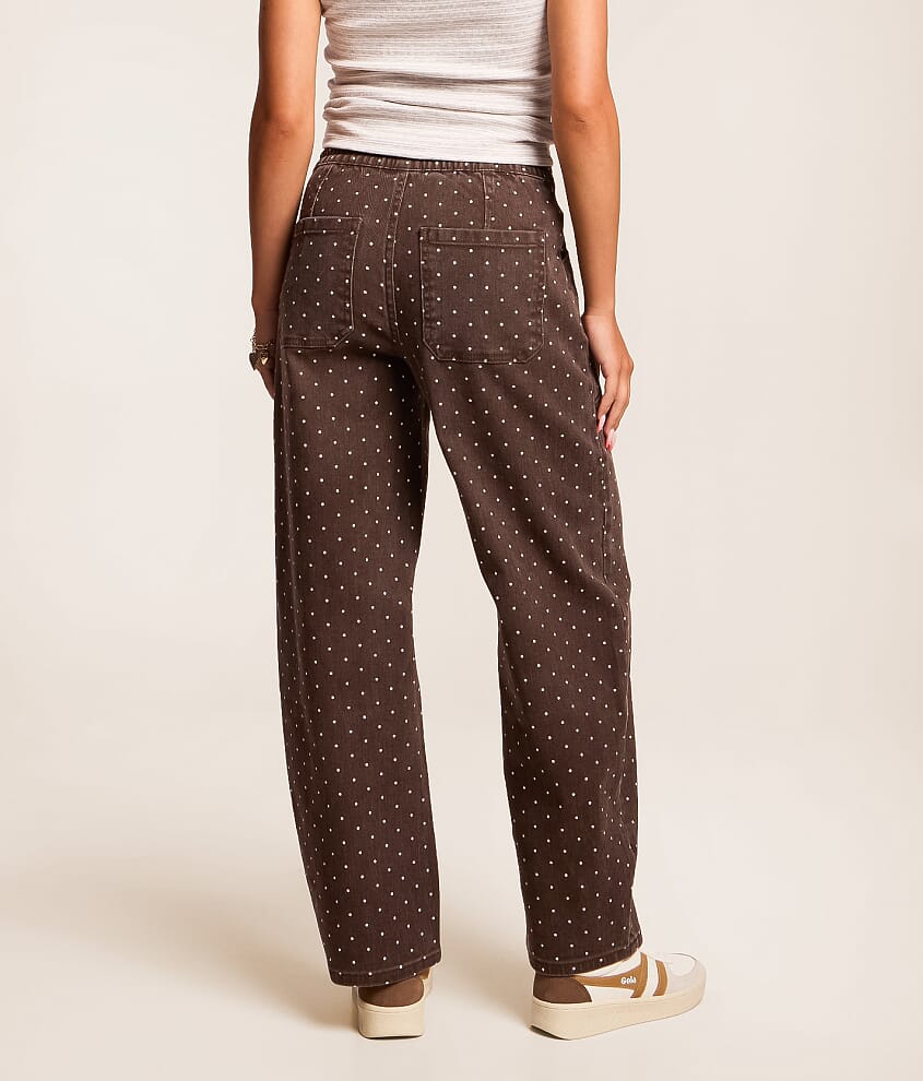 Olivia Polka Dot Barrel Stretch Jean thumbnail 4
