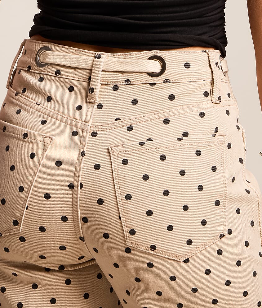 Olivia Polka Dot Wide Leg Jean