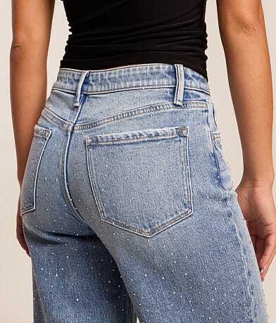 Kate Wide Leg Rhinestone Jean thumbnail 5