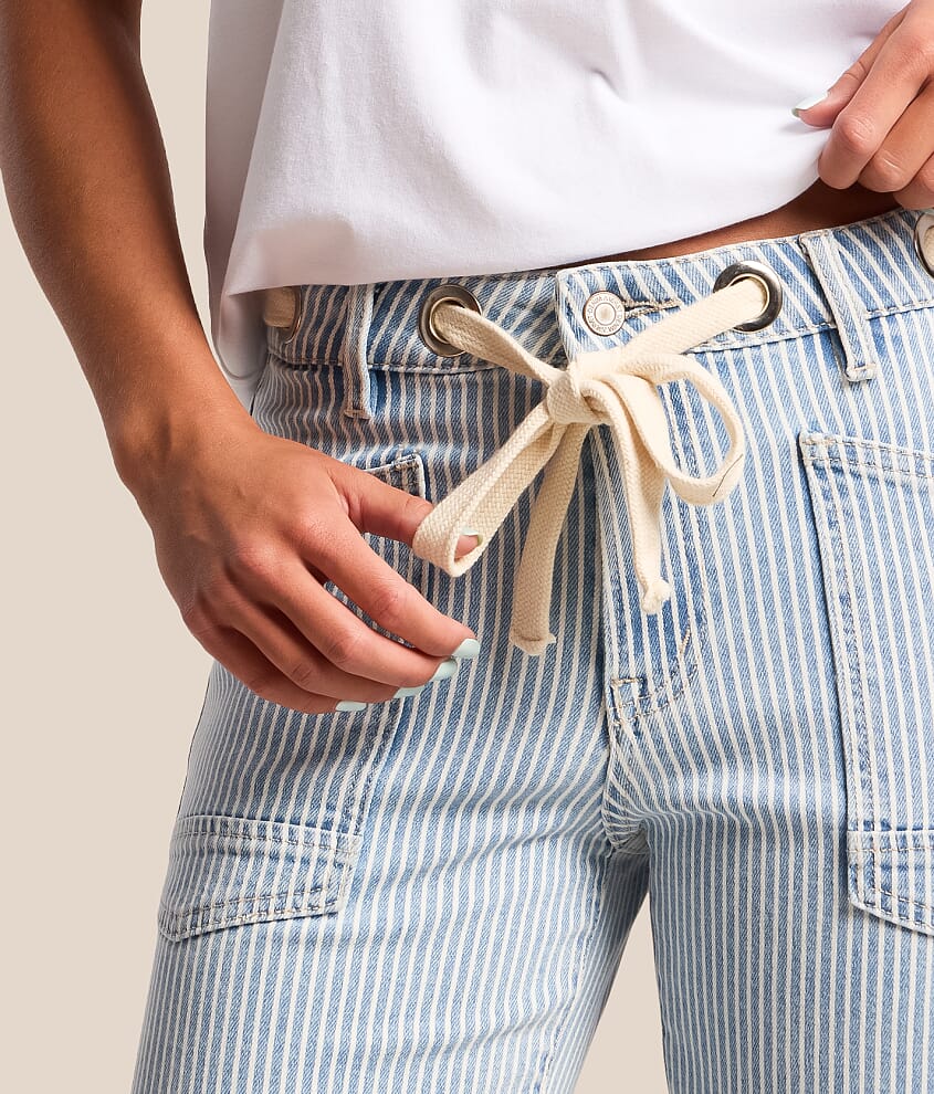 Olivia High Rise Barrel Striped Jean - thumbnail 6