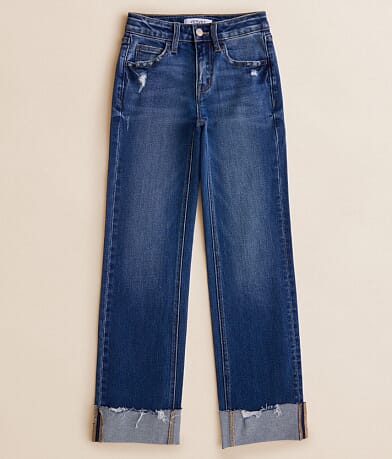 VERVET Girls - Mini Evie Classic Straight Stretch Jean front view