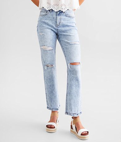 Willow & Root The Cropped Rise Up Jean front view