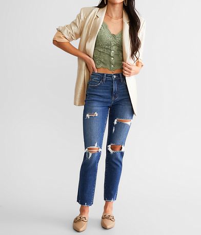 Willow & Root The Cropped Everyday Jean front view