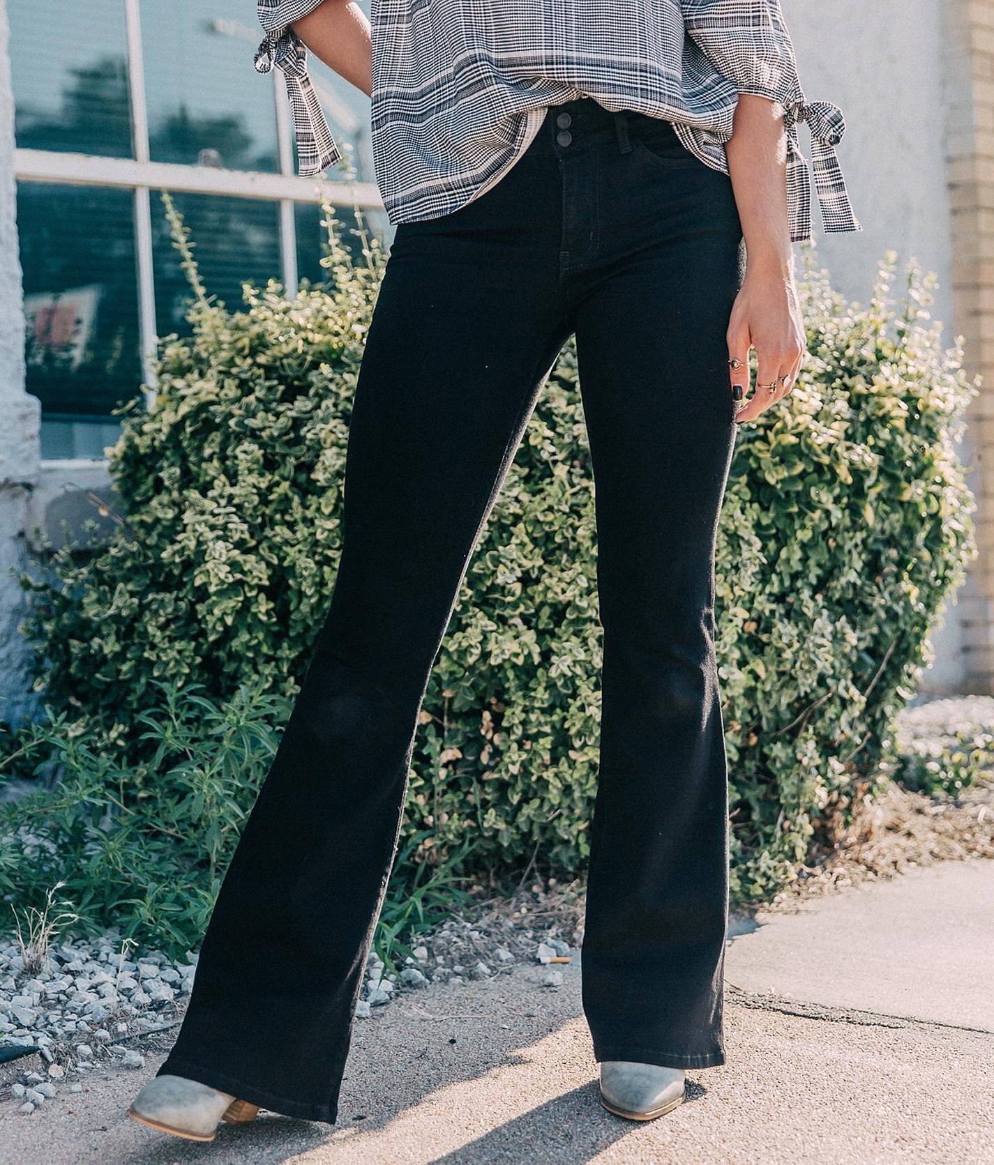 flying monkey black flare jeans