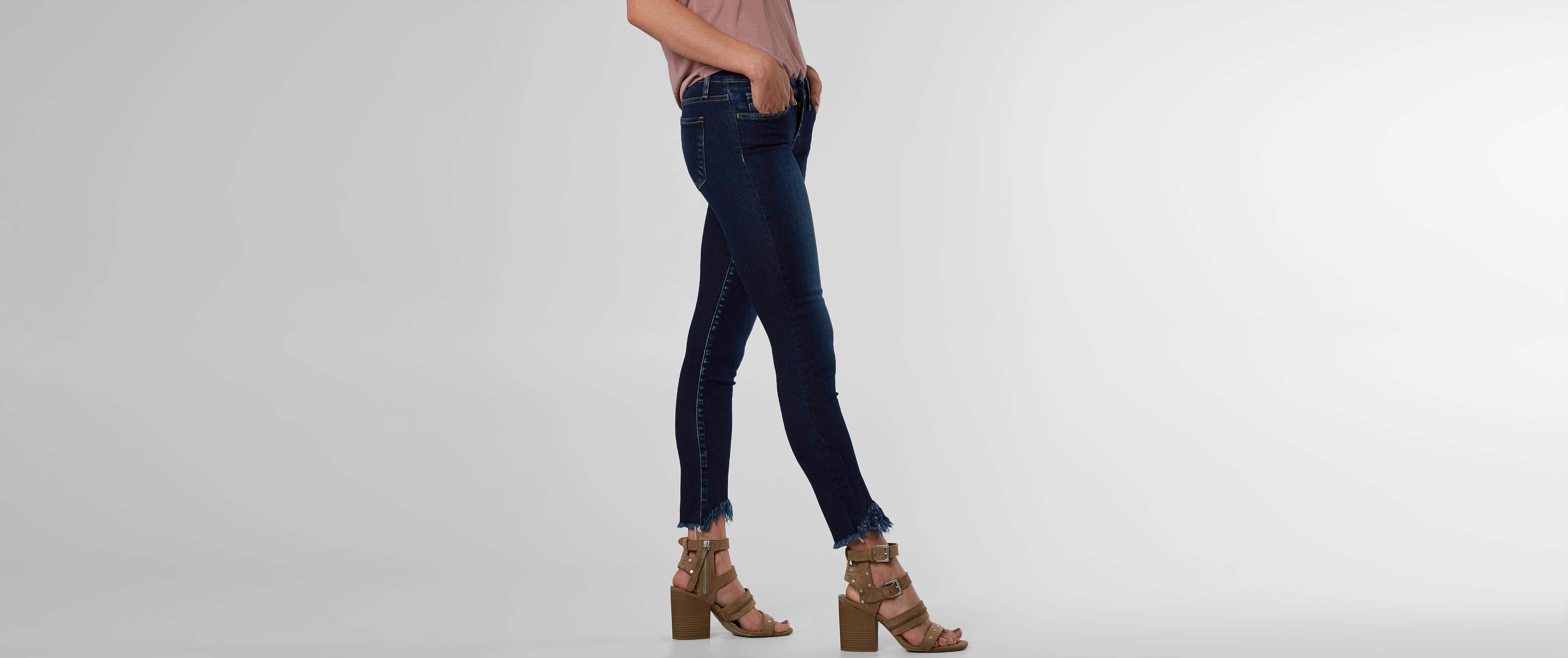 women's low rise button fly jeans