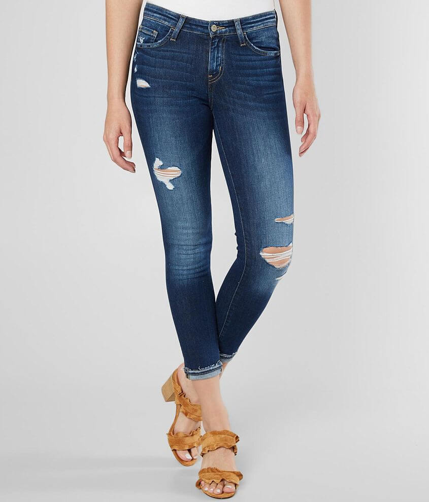 Flying Monkey Mid-Rise Ankle Skinny Stretch Jean front view