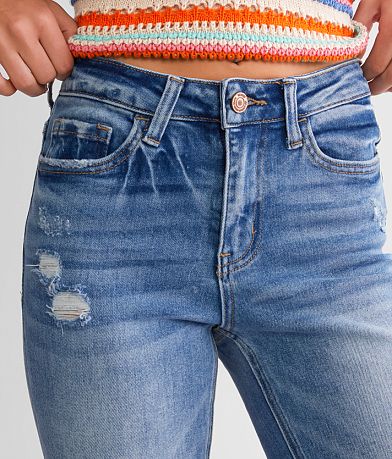 VERVET High Rise Cropped Flare Stretch Jean misc detail 1 view