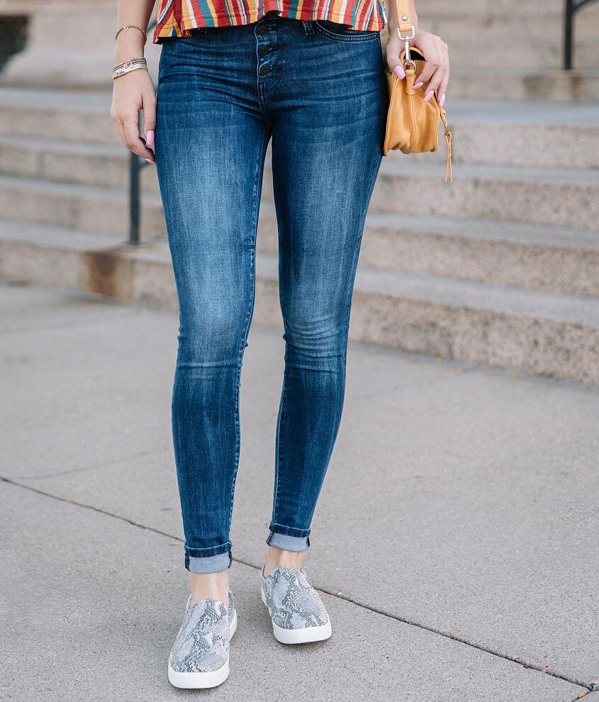 Cuffed store skinny jeans