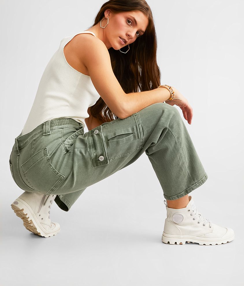 VERVET Stretch Cargo Pant - Women's Pants in Green