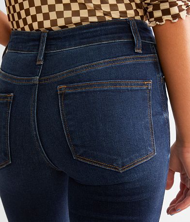 Flying Monkey Mid-Rise Flare Stretch Jean back pocket view