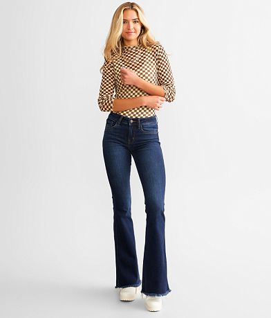Flying Monkey Mid-Rise Flare Stretch Jean misc detail 2 view