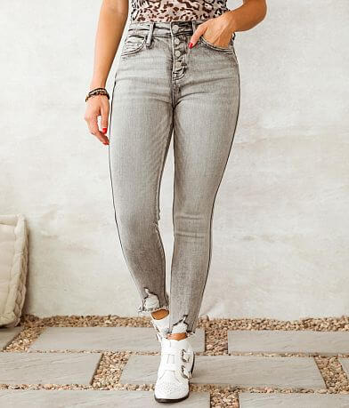 Flying Monkey High Rise Ankle Skinny Stretch Jean front view