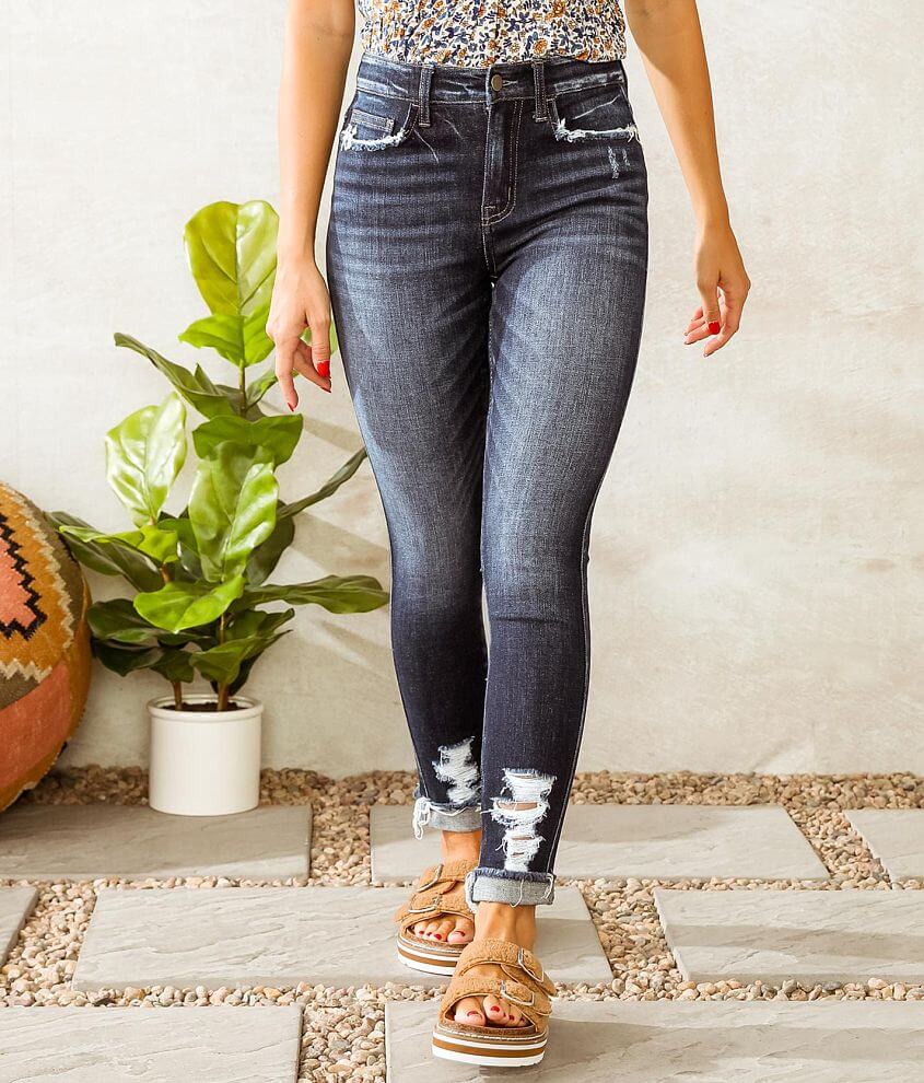 Flying Monkey High Rise Ankle Skinny Stretch Jean front view