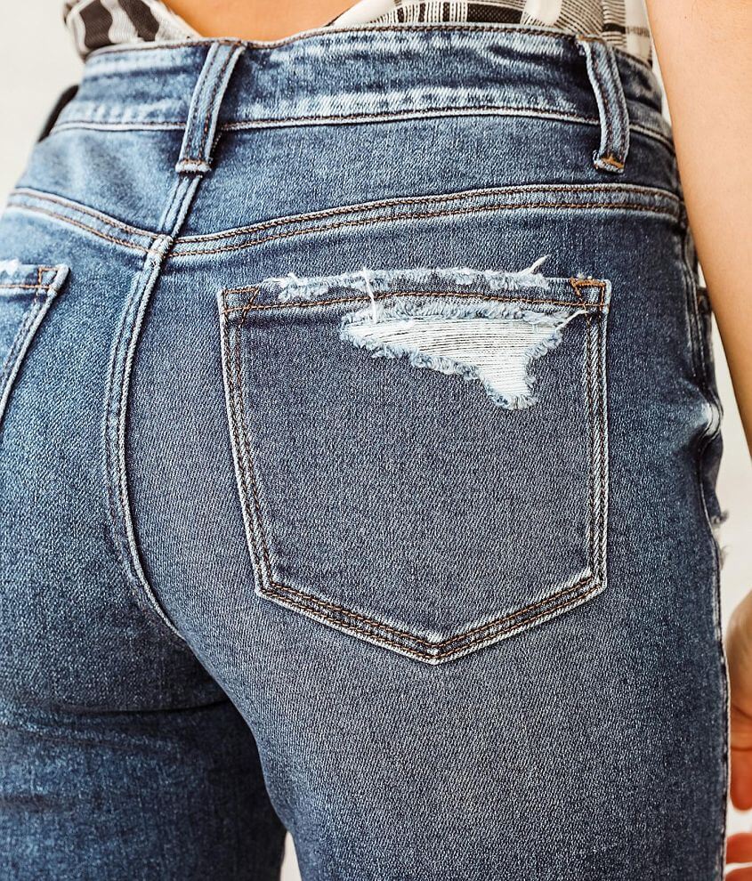 Mid-Rise Ankle Straight Stretch Jean