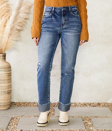 Flying Monkey Ultra High Rise Straight Jean front view