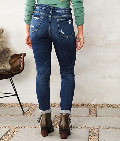 Flying Monkey High Rise Ankle Skinny Stretch Jean BACK