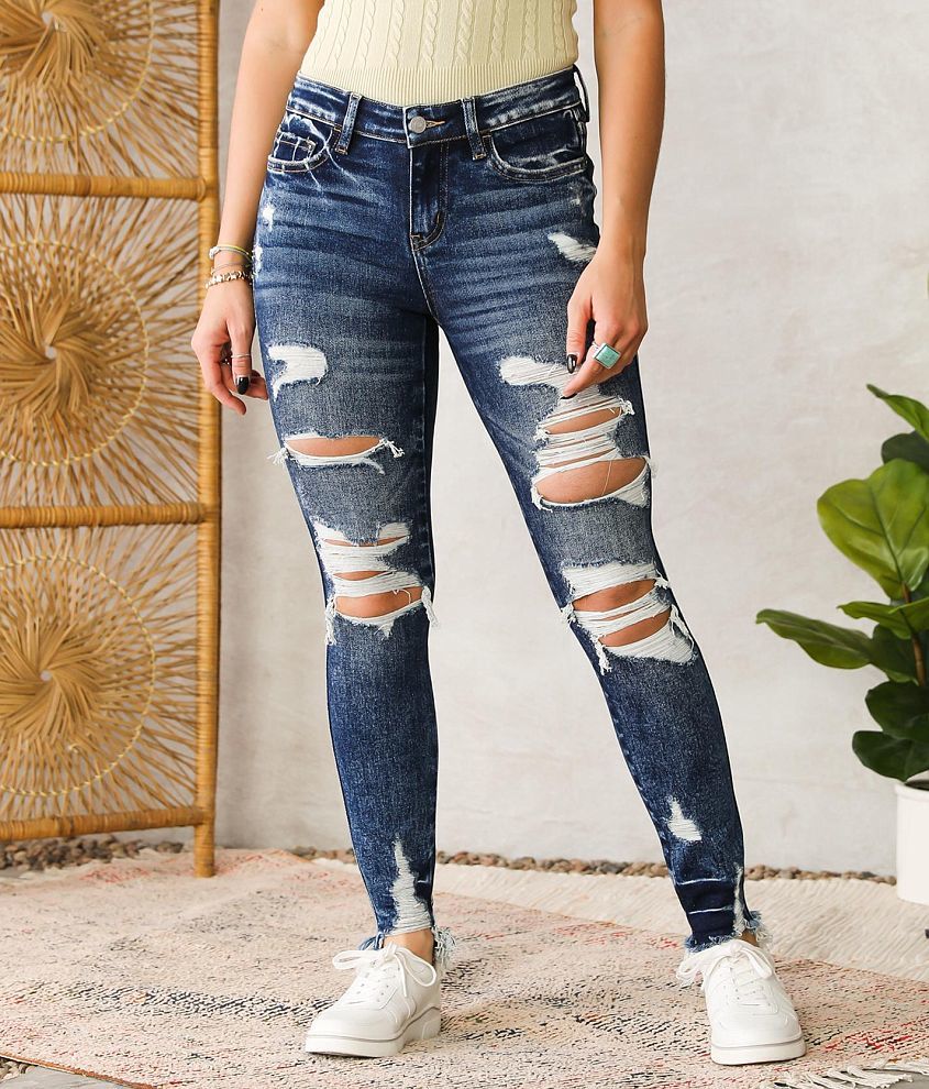 Flying Monkey Mid-Rise Ankle Skinny Jean front view