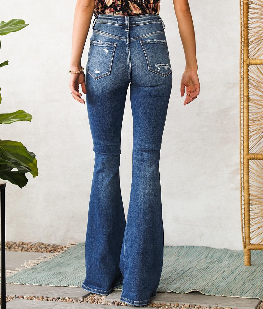 High Rise Flare Stretch Jean