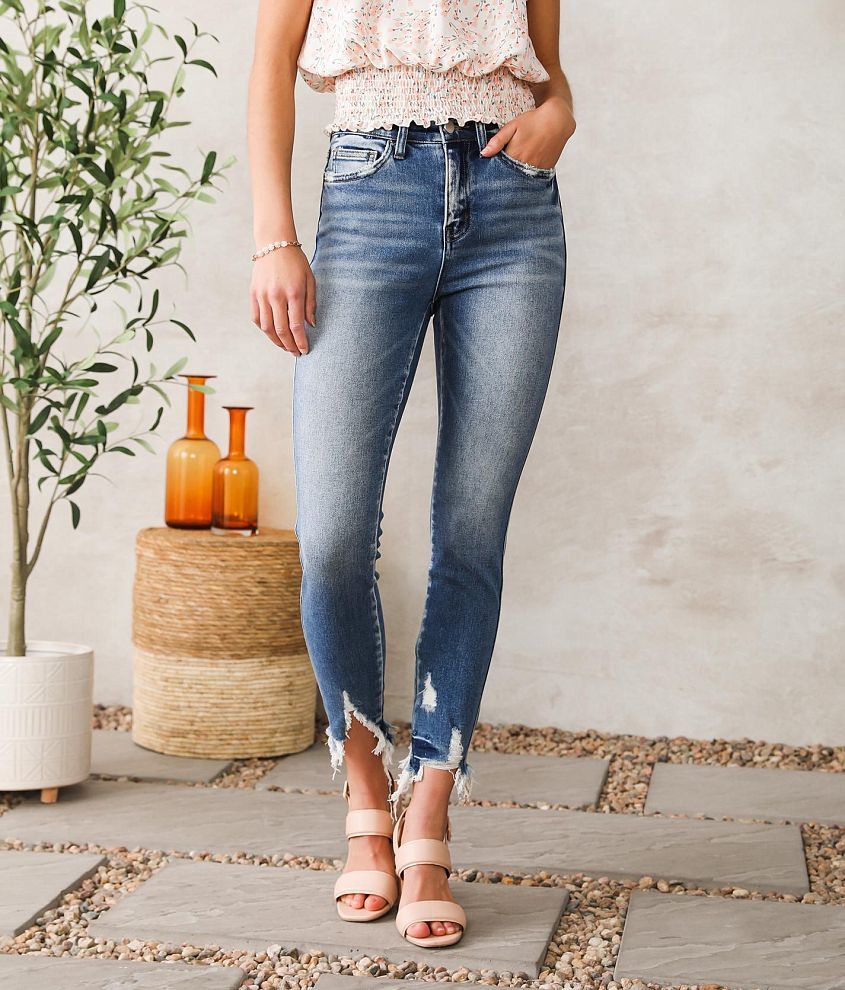 Flying monkey frayed sales ankle jeans