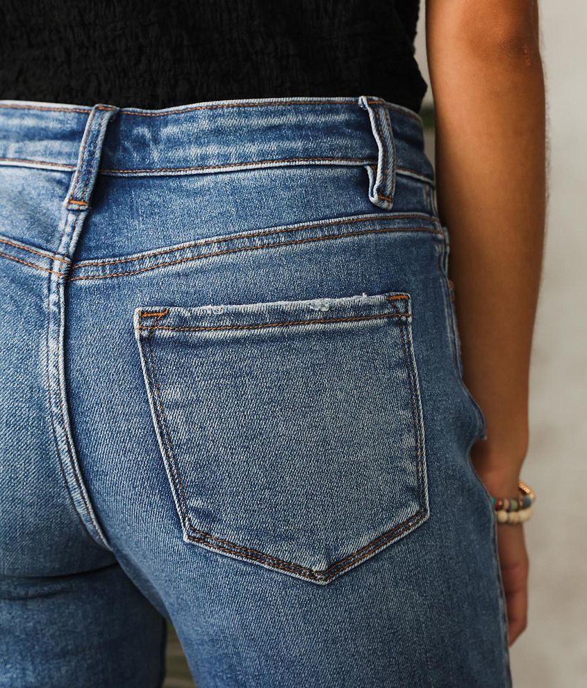 Mid-Rise Straight Stretch Jean - thumbnail 3