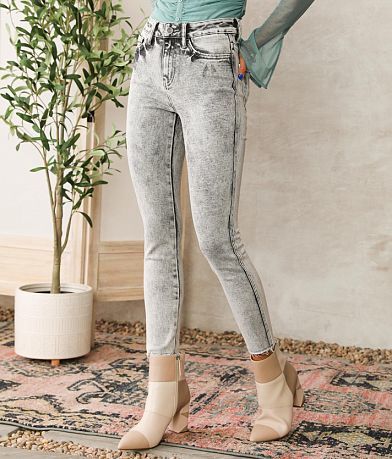 Flying Monkey High Rise Ankle Skinny Stretch Jean front view