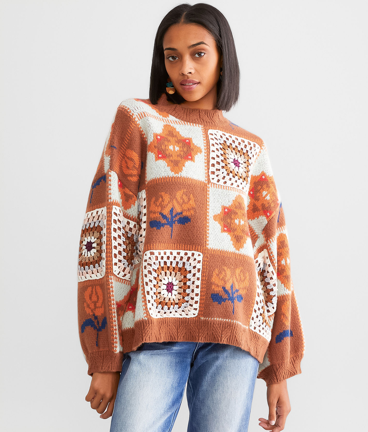 売れ筋商品|||デモクラシー カットソー トップス レディース Women's Crochet Peplum Sweater Citronella il_fullxfull.3733361298_34oo.jpg