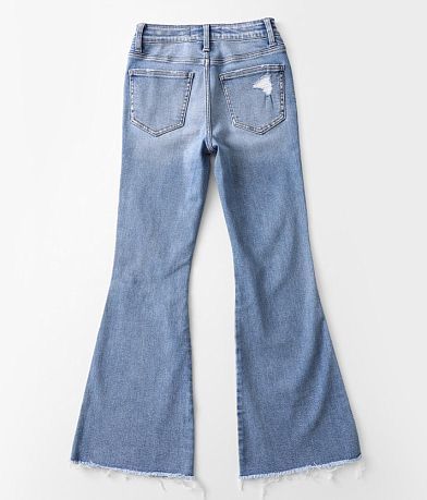 Flying Monkey Girls - High Rise Flare Stretch Jean BACK
