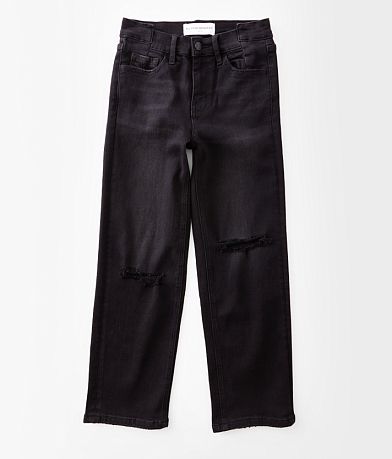 Flying Monkey Girls - High Rise Cropped Straight Jean front view