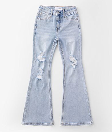 Flying Monkey Girls - High Rise Flare Stretch Jean front view