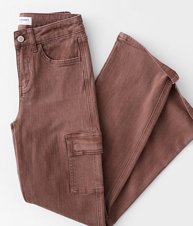 Flying Monkey Girls - High Rise Cargo Stretch Pant front view