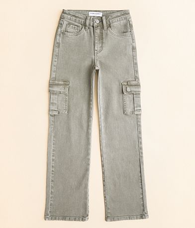 Flying Monkey Girls - High Rise Cargo Stretch Pant front view