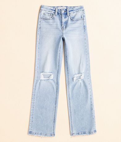 Flying Monkey Girls - High Rise Wide Leg Stretch Jean front view