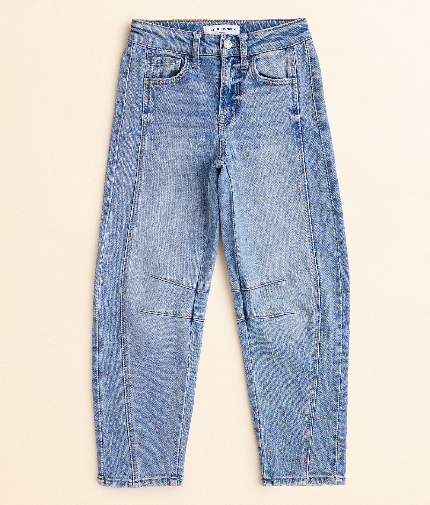 【AAKE】FOLD BUCKLE DENIM Buckle BKE Stella Boot Cut Denim Jeans Blue Size 24 | eBay