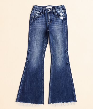 Flying Monkey Girls - Mid-Rise Flare Stretch Jean front view